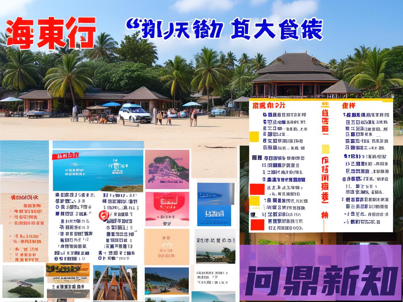 海南自由行七天预算表：机票、住宿、吃喝玩全攻略（2025版） - 问鼎新知—专业问答社区—海量专家解答平台