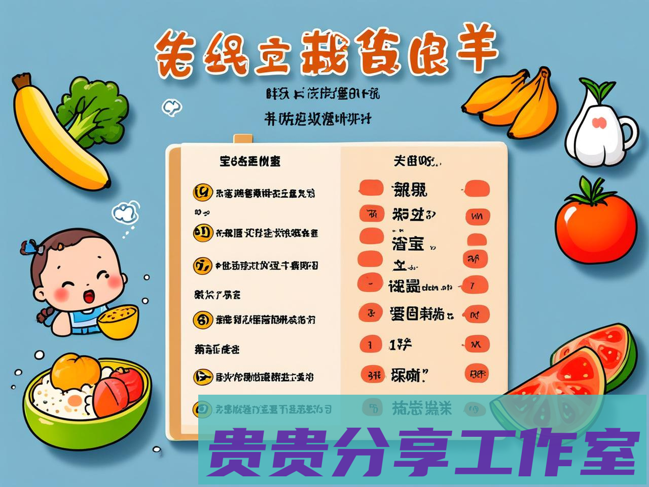 宝宝辅食添加禁忌有哪些?做错这几点太后悔!附手机收藏版喂养清单